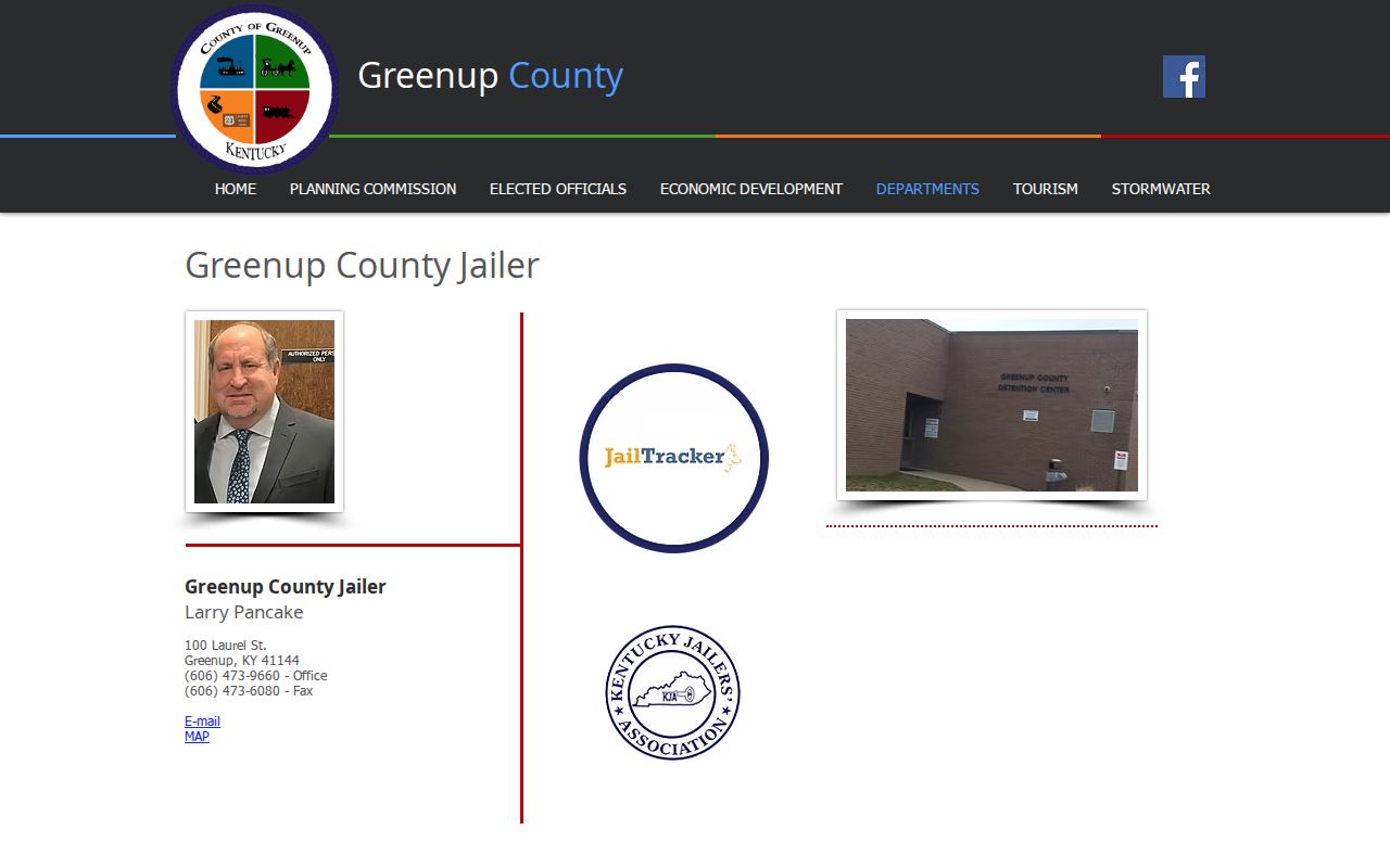 Greenup County released inmate jailer contact record